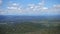 Cloudy sky view at the top of mountain at Toowoomba picnic point lookout on the crest of the Great Dividing Range.