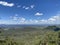 Cloudy sky view at the top of mountain at Toowoomba picnic point lookout on the crest of the Great Dividing Range.