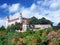 A cloudy summer view of Bratislava Castle, Slovakia