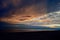 Cloudy sunset at the beach