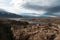 A cloudy sunset of Crowley Lake