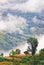 Cloudy Tibetan landscape