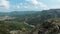 Cloudy Time Lapse over rocky mountain and gigh valley