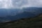Cloudy view of Rila mountains