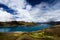 Cloudy Yamdrok Lake