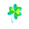 Clover leaf illustration luck irish vector nature