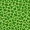 Clover leaves decorated background for St. Patrick`s Day.