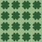 Clovers leafs saint patricks pattern