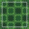 Clovers leafs saint patricks pattern