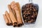 Cloves and Cinnamon sticks