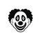 Clown black simple icon