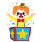 Clown box surprise