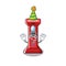 Clown boxing game machine in cartoon shape