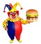 Clown with Burger