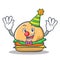 Clown burger character fast food