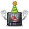 Clown button f4 on the mascot computer