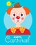 Clown Carnival Poster