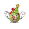 Clown christmas ball green cartoon decorate tree