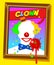 The clown frame