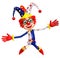 Clown with Jumping pose