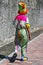 Clown multicolored dressed 1