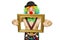 Clown with picture frame