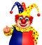 Clown with Pointing pose