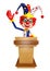 Clown with Speech table
