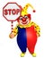 Clown with Stop board