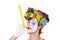 Clown with whistle