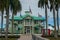 The Club House at the Delray Beach Tennis Center, Home of  the 2021 Delray Beach Open professional men`s tennis tournament