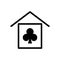 Clubhouse icon, vector illustration