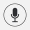 Clubhouse microphone. Audio Chat invite