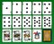 Clubs Cards symbols deck