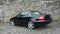 Cluj Napoca/Romania-April 7, 2017: Mercedes Benz W209 Coupe - year 2005, Elegance equipment, 19 inch wheels, profile view