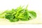 Cluster bean or guar been indian vegetable in white background