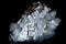 A cluster of cubic crystals of natural salt NaCl