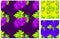 Cluster grapes seamless pattern