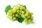 Cluster of Green Grapes on Transparent Background, AI