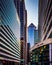 Cluster of skyscrapers in Center City, Philadelphia, Pennsylvania.