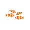 Clustered Clownfish logo design, fish logo design inspiration