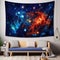 Clustered Cosmos - A Captivating Image of Vibrant Star Clusters in a Dreamlike Art Style