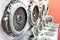 Clutch discs and pressure plates in store