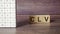 clv - Customer Lifetime Value - text as a symbol on cube wooden blocks