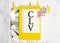 clv - Customer Lifetime Value - text as a symbol on yellow notebook