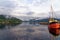 The Clyde puffer Vital Spark moored in Inveraray Harbour