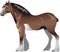 Clydesdale Horse, Stalion Galop ,  Animal - Vector Illustration