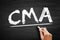 CMA Certified Management Accountant - professional certification credential in the management accounting and financial management