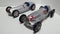 Cmc 1/18 scale model cars - Mercedes Benz silver arrows racing vehicles W125 and W154 formula one racers