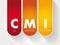 CMI - Co Managed Inventory acronym concept